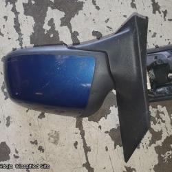 Ford Focus Left Side Wing Mirror Blue 2007