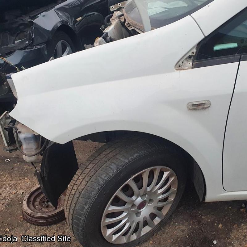 Fiat Punto Left Side Front Wing White 2010