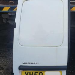 Vauxhall Combo Left Side Rear Door White 2008