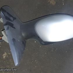 Peugeot 206 Convertible Right Side Wing Mirror Silver 2005