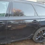 Audi A6 C7 Estate Left Side Rear Door Black NO Mirror 2014