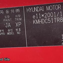 Hyundai i30 Left Side Front Wing Fender Red 2008