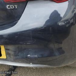 Vauxhall Corsa E Rear Bumper Black Z22C 2015