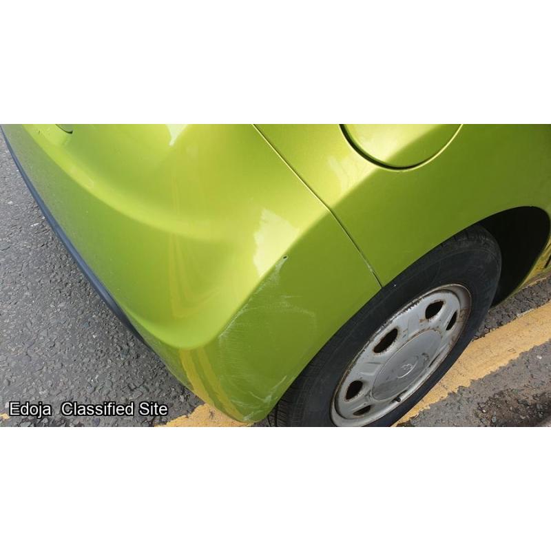 Chevrolet Spark Rear Bumper Green 2013