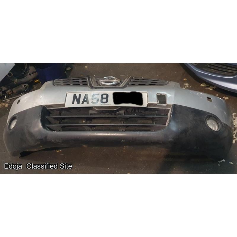 Nissan Qashqai Mk1 Front Bumper And Grille Silver 2008