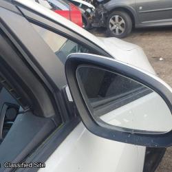 Vauxhall Astra J Driver Side Wing Mirror White 2012