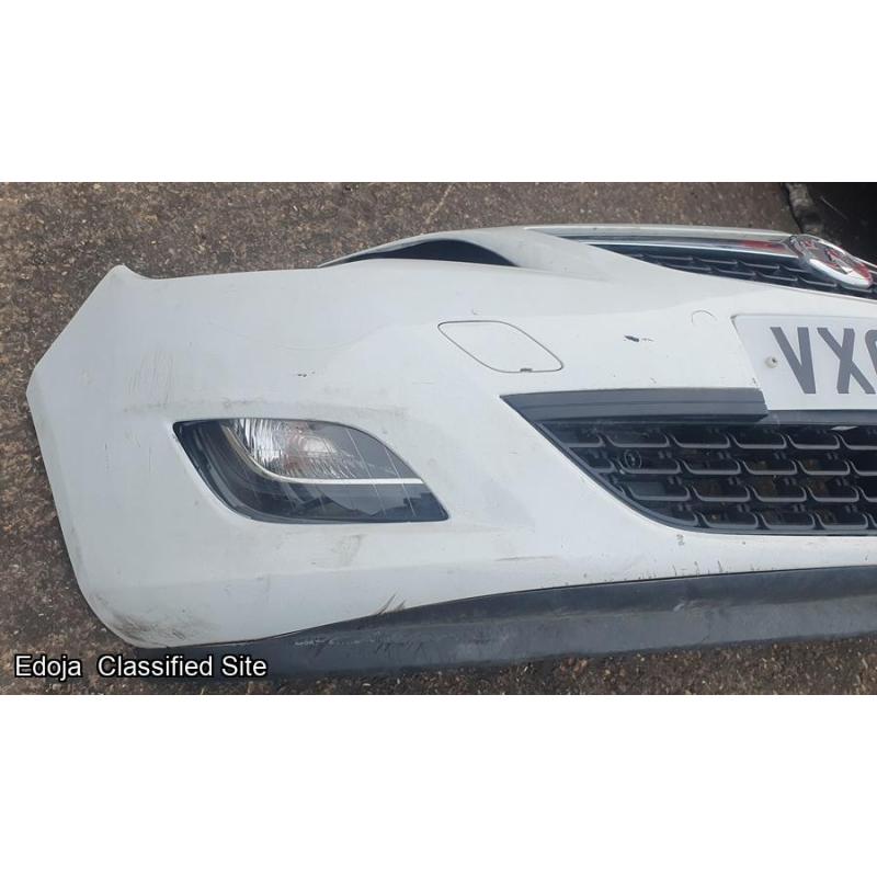 Vauxhall Astra J Front Bumper White 2012