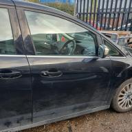 Ford Grand C Max Driver Side Front Door Black NO MIRROR 2014