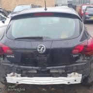 Vauxhall Astra J Tailgate Boot Lid Black Colour Z20R 2010